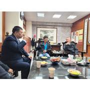 南投松柏嶺受天宮  邀請新竹市本仲介公會李天保理事長  洽談資訊廟方不動產土地事宜